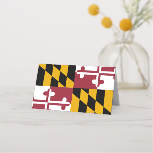 Maryland Flag Platzkarte