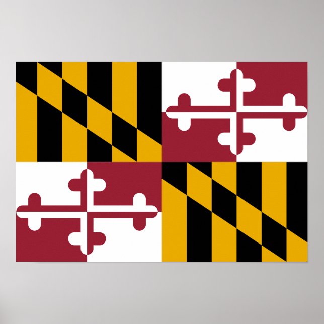 Maryland Flag Poster (Vorne)
