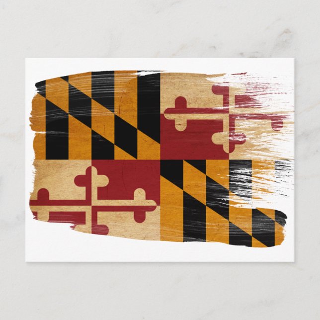 Maryland Flag Postkarten (Vorderseite)