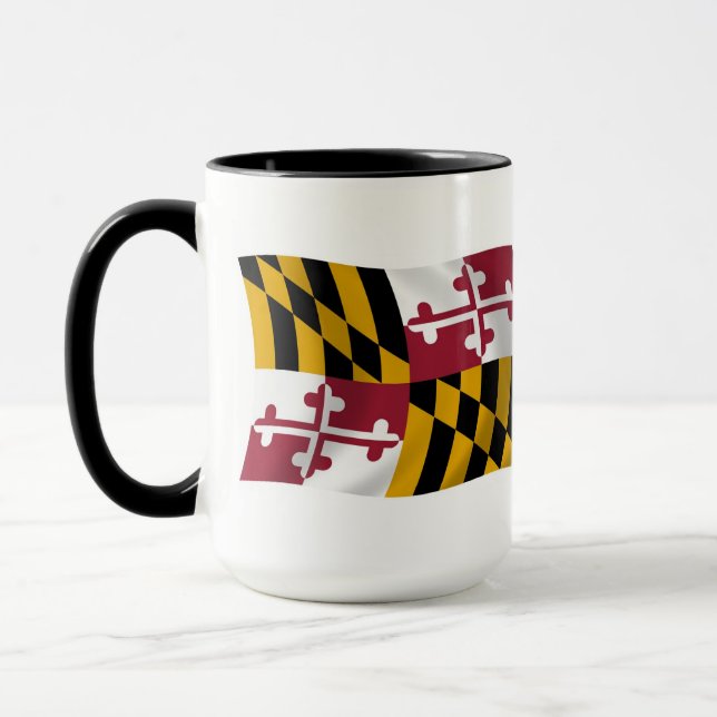 Maryland Flag Tasse (Links)