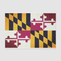 Maryland Flag Tissue Paper