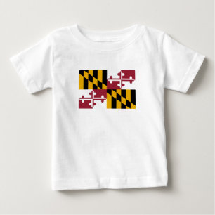 Maryland-Flagge Baby T-shirt