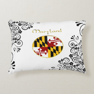 Maryland-Flagge Dekokissen