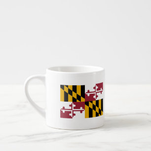Maryland-Flagge Espressotasse