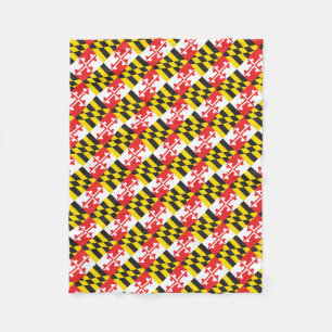 Maryland-Flagge Fleecedecke