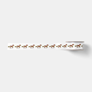 Maryland-Flagge Galoppierendes-Pferd-Band Satinband