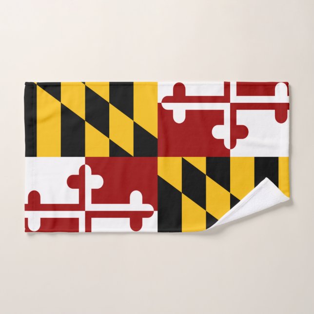 Maryland-Flagge Handtuch (Handtuch)