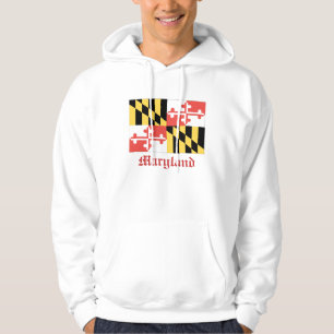 Maryland-Flagge Hoodie