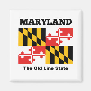 Maryland-Flagge Magnet