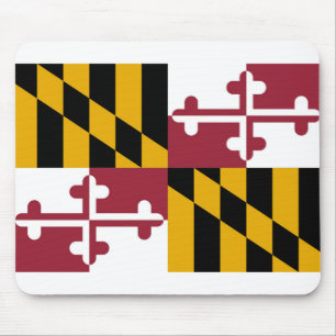 Maryland-Flagge Mousepad
