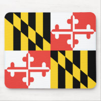 Maryland-Flagge Mousepad