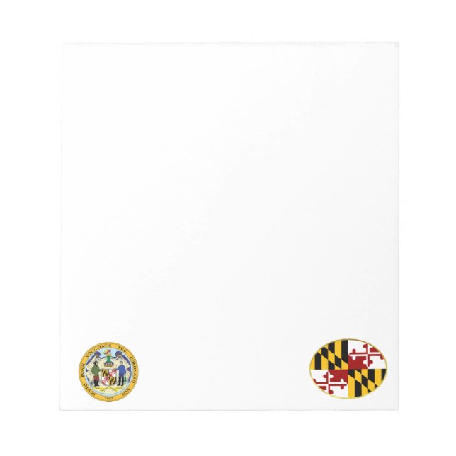 Maryland-Flagge Notizblock (Vorderseite)