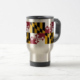 Maryland-Flagge Reisebecher