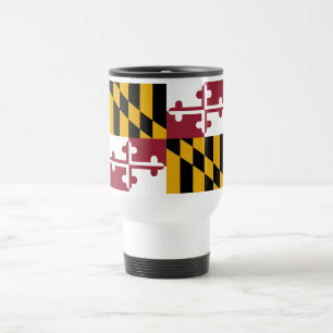 Maryland-Flagge Reisebecher