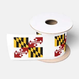 Maryland-Flagge Satinband