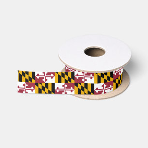 Maryland-Flagge Satinband