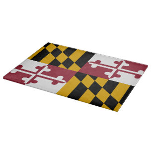 Maryland-Flagge Schneidebrett