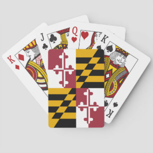Maryland-Flagge Spielkarten