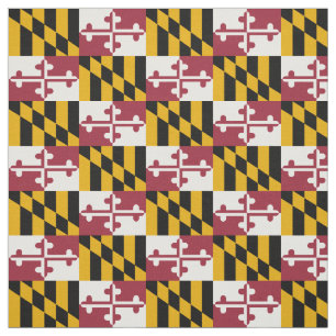 Maryland-Flagge Stoff