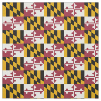 Maryland-Flagge Stoff