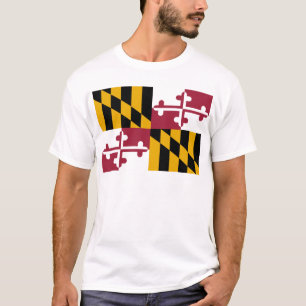 Maryland-Flagge T-Shirt