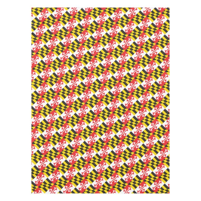 Maryland-Flagge Tischdecke (Vorderseite)