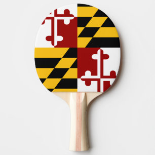 Maryland-Flagge Tischtennis Schläger