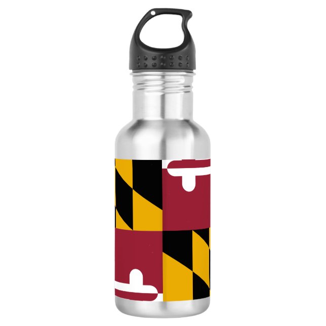 Maryland-Flagge Trinkflasche (Vorderseite)