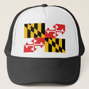 Maryland-Flagge Truckerkappe