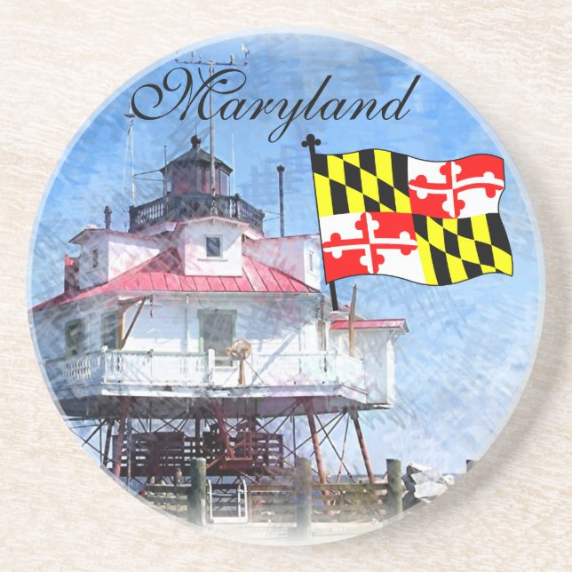 Maryland-Flagge Untersetzer (Vorne)