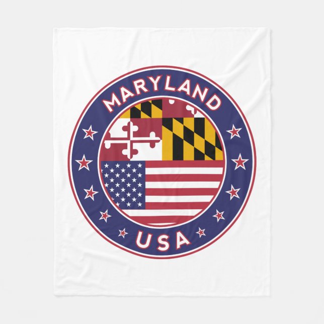 Maryland Fleecedecke (Vorderseite)