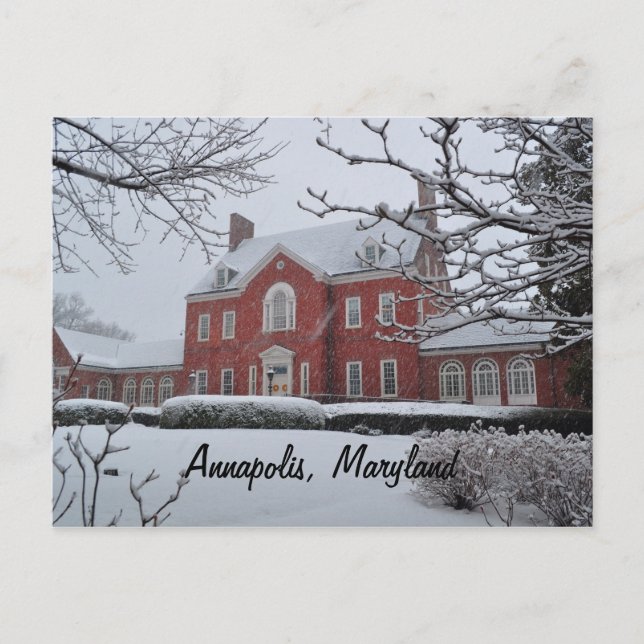 Maryland Governor's Mansion Postkarte (Vorderseite)