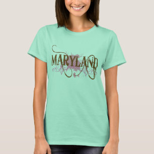 Maryland Grunge Womens T - Shirt