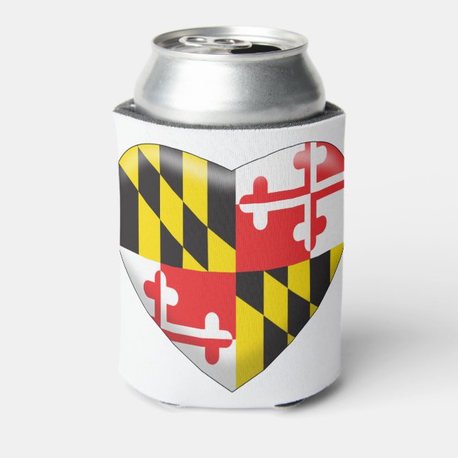 Maryland Heart Dosenkühler (Kanne Rückseite)