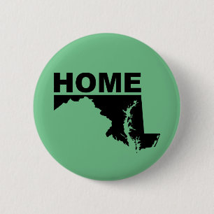 Maryland-Heimat-weg-von-Staat-Knopf-Abzeichen-Pin Button