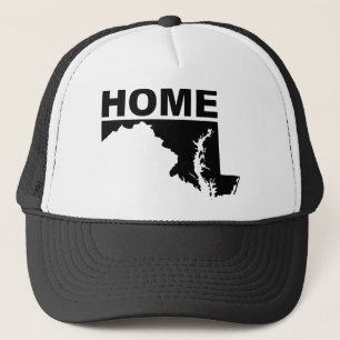 Maryland Heimweg von State Ball Cap Hut Truckerkappe
