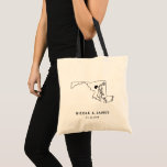 Maryland-Hochzeits-Willkommens-Taschen-Tasche, Tragetasche<br><div class="desc">Wedding willkommene Geschenktasche,  die Kartengraphik kennzeichnet. Ihre Gäste sind die Liebe gewillt,  die in ihr Hotel überprüft und diese Tasche gefüllt mit Leckereien sie erwartend findet. Sie können das Herz zum Standort Ihres großen Tages unter Verwendung in Position bringen "besonders anfertigen weiter" Eigenschaft.</div>