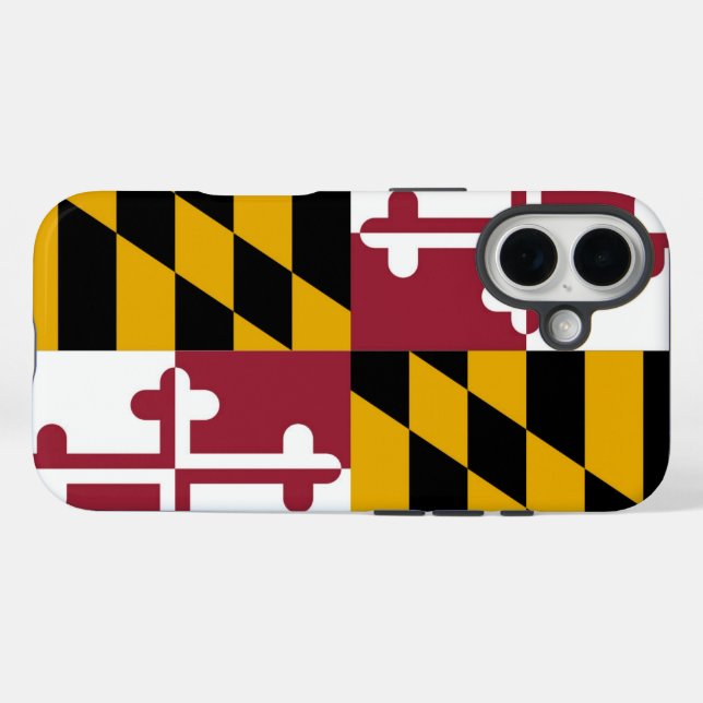 Maryland iPhone 16 Hülle (Rückseite (Horizontal))