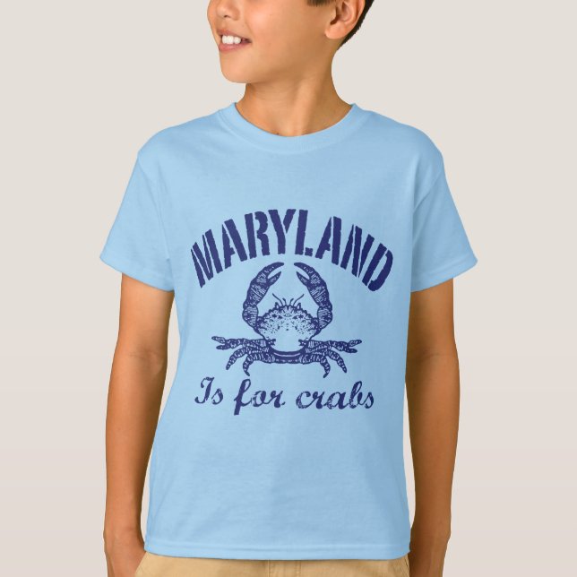 Maryland ist für Krebse T-Shirt (Vorderseite)