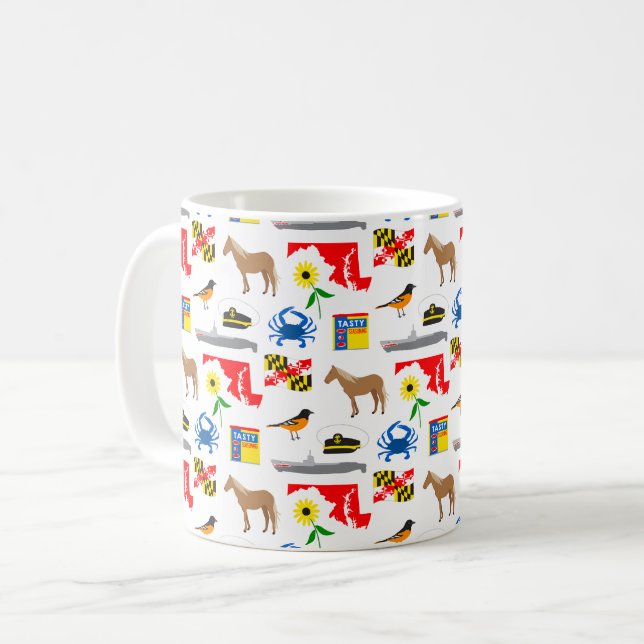 Maryland Kaffeetasse (Vorderseite Links)