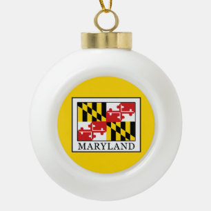 Maryland Keramik Kugel-Ornament