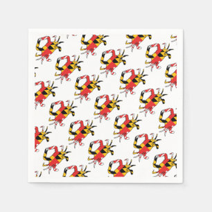 Maryland-Krabbe Serviette