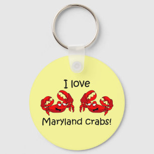 Maryland-Krabben der Liebe I! Schlüsselanhänger