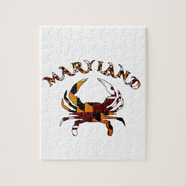 Maryland-Krabben-Flagge (Vertikal)