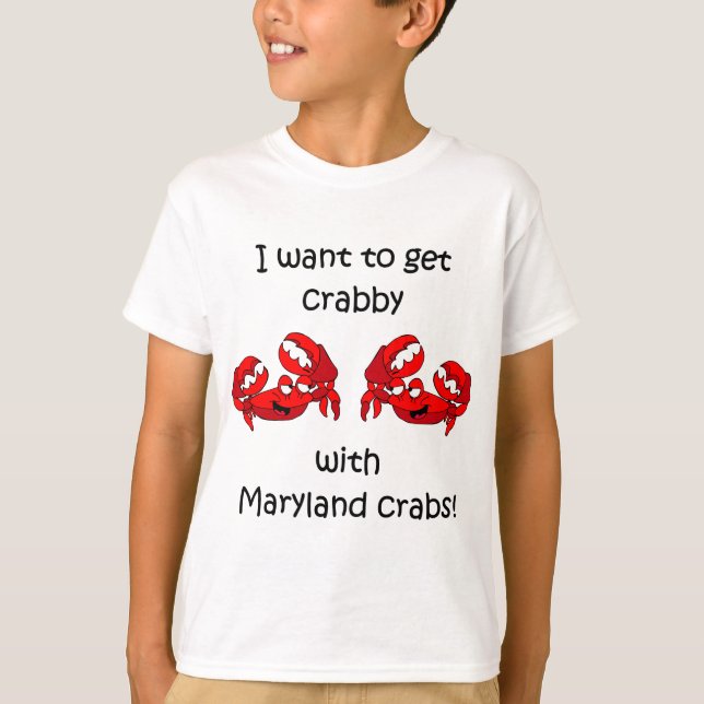 Maryland-Krabben T-Shirt (Vorderseite)