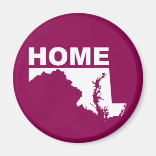 Maryland Maison loin de l'État Fridge Magnet