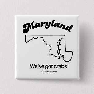 MARYLAND - "MARYLAND-STAATS-MOTTO" T - Shirts und Button