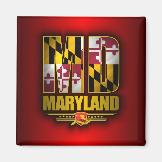 Maryland (MD) Magnet (Vorne)