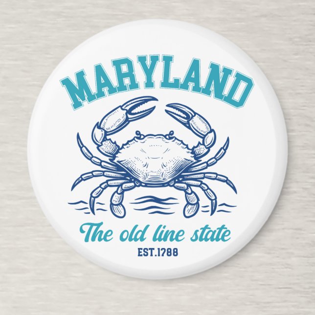 Maryland Old Line State - Maryland Pride Magnet (Von Creator hochgeladen)