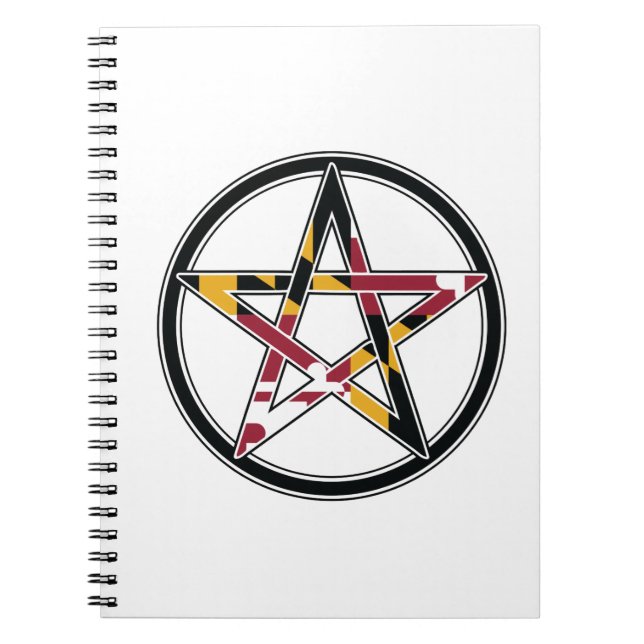 Maryland Pagan transparent Notizblock (Vorderseite)